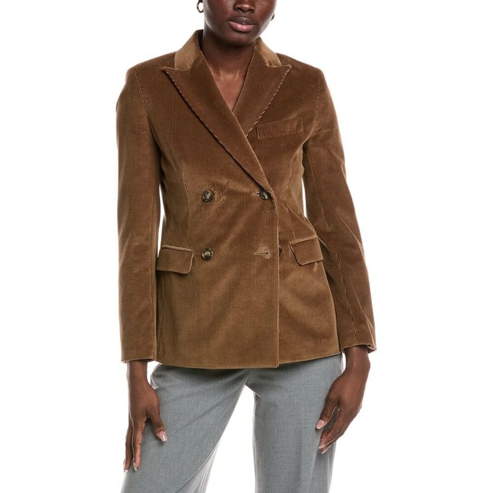 Weekend Max Mara Womens  Katanga Corduroy Jacket, Brown
